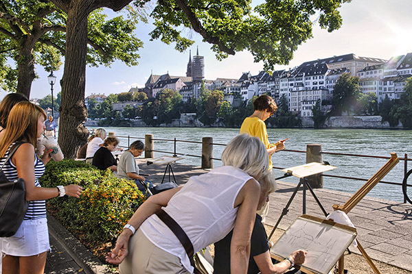 Basel in der Schweiz